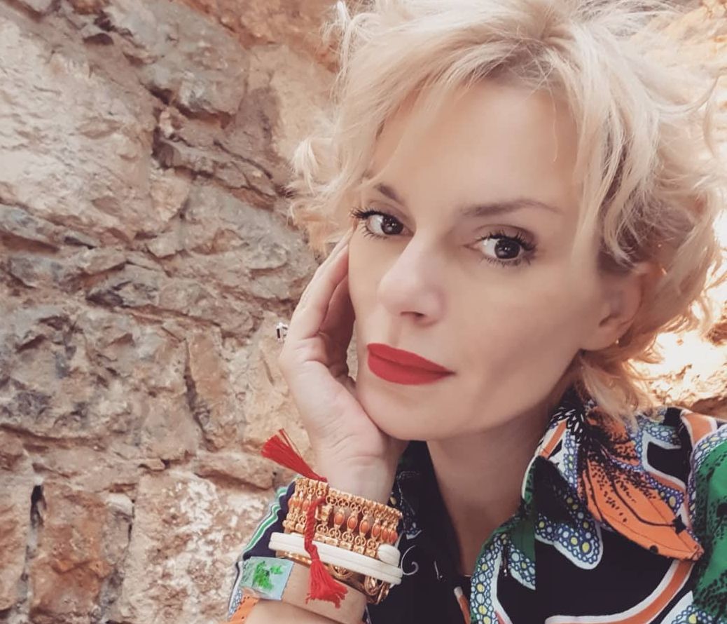 Η Έλενα Χριστοπούλου σε σπάνια έξοδο με το σύντροφό της