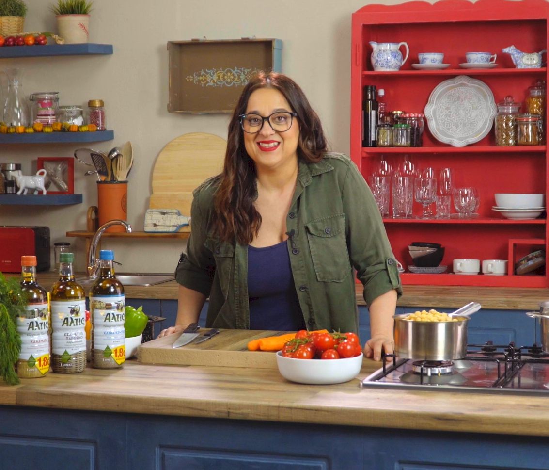 Ρεβίθια με λαχανικά στη γάστρα από την Mamatsita