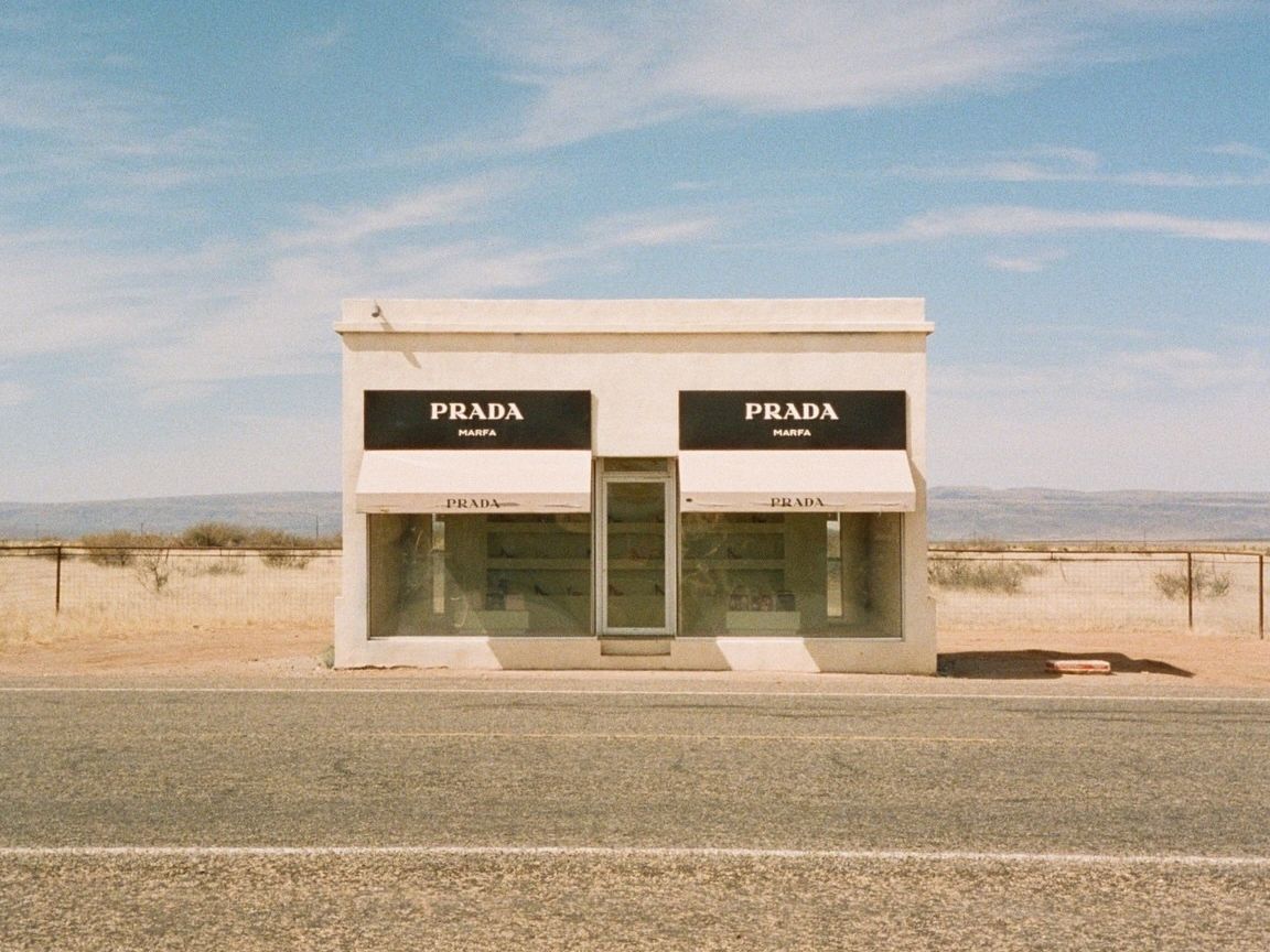Ήξερες ότι διάσημη αφίσα «Prada Marfa 1837 MI» σε οδηγεί στο Τέξας στη μέση του πουθενά;