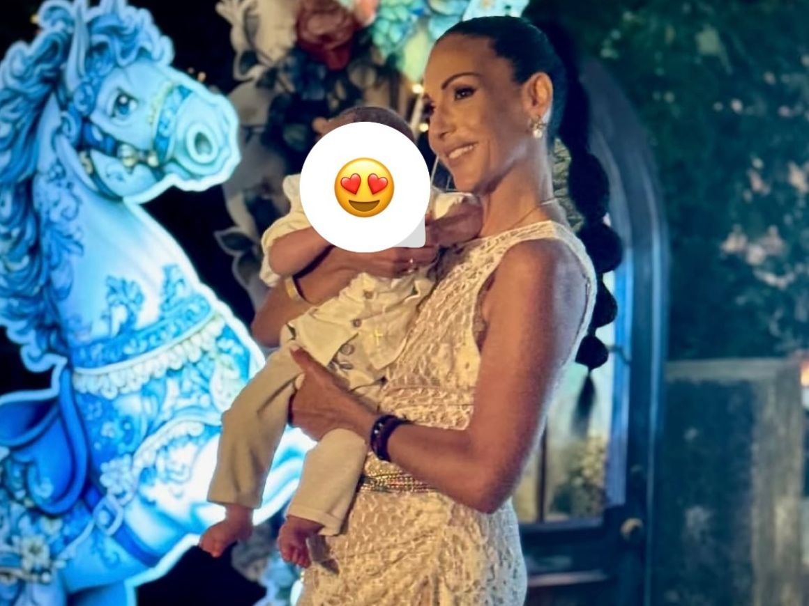 Ανθή Βούλγαρη: Τα πλάνα από τη βάφτιση του γιου της στην Τσαγκαράδα και ο νονός Πέτρος Ιακωβίδης