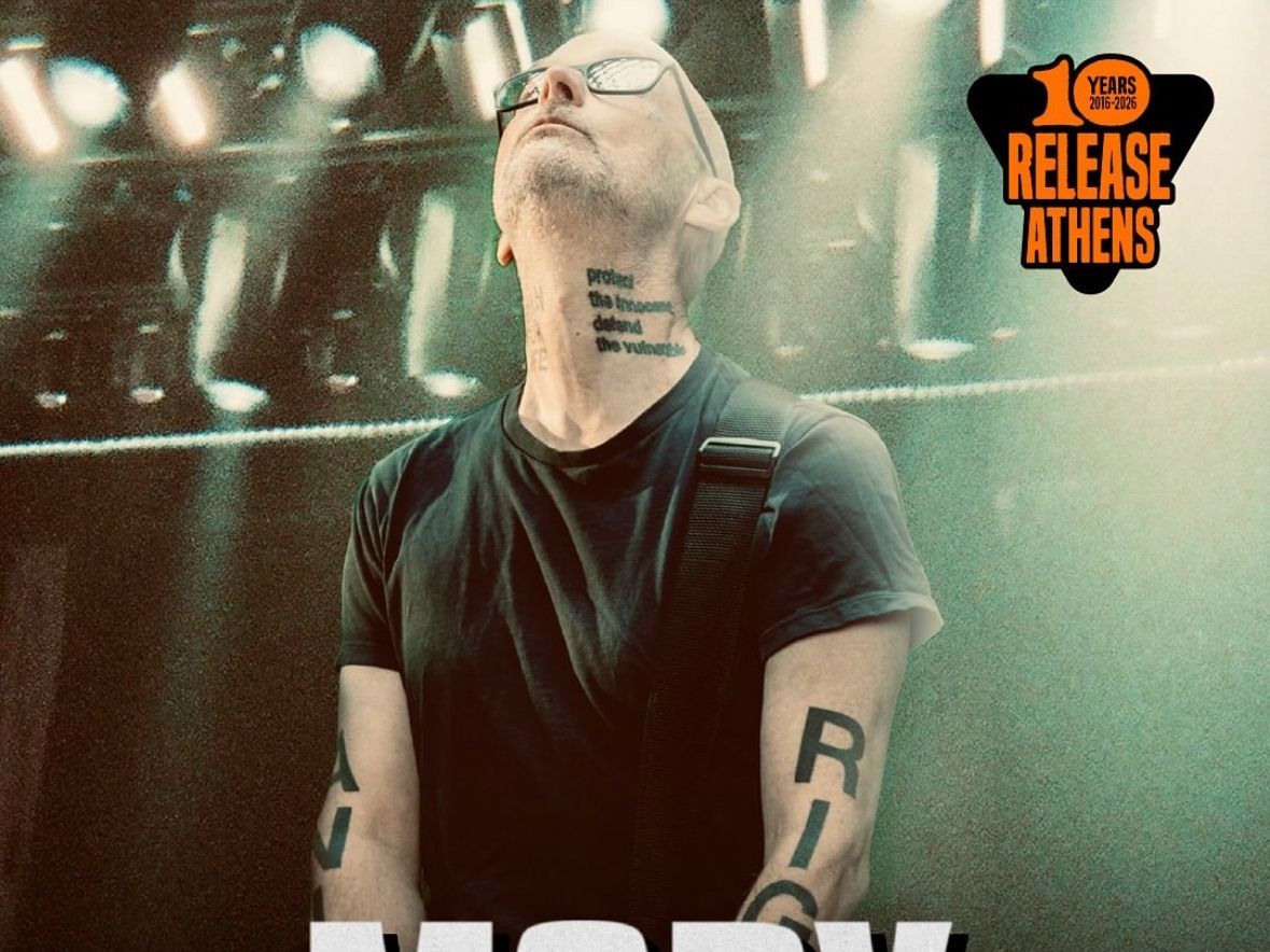 Release Athens 2026: Moby, Garbage & more - 1η Ιουλίου στην Πλατεία Νερού
