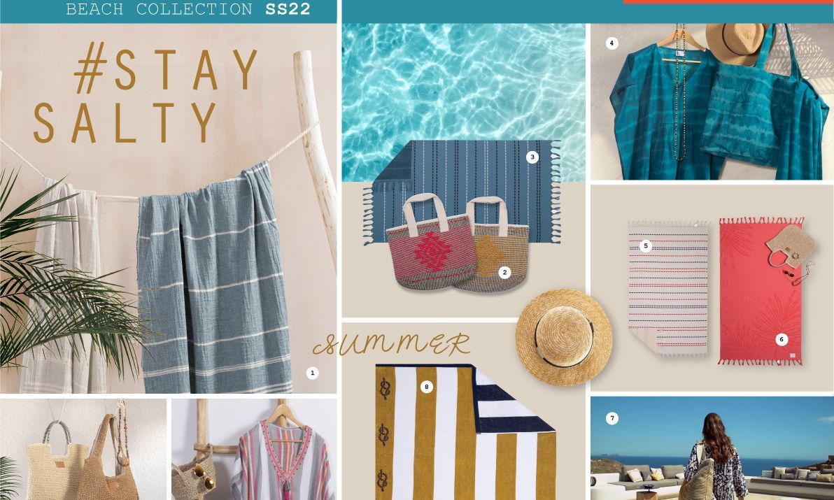 Stay Salty!  Η νέα συλλογή Beach της NEF-NEF Homeware είναι φέτος πιο πλούσια από ποτέ