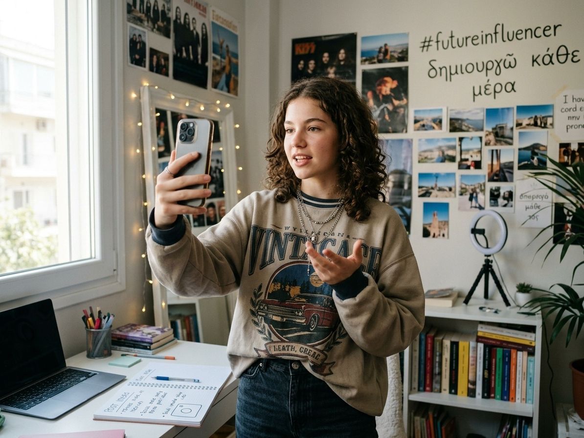 1 στους 4 εφήβους θέλει να γίνει influencer: Τα επαγγέλματα που ονειρεύεται η Gen Z