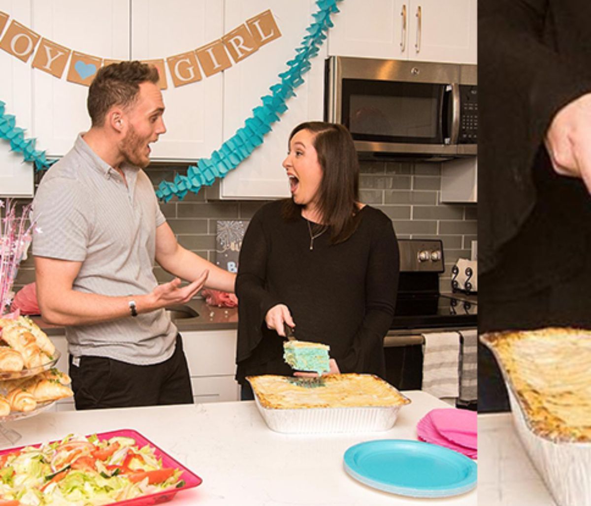 Τα λαζάνια που αποκαλύπτουν το φύλο του μωρού δίχασαν τα social media