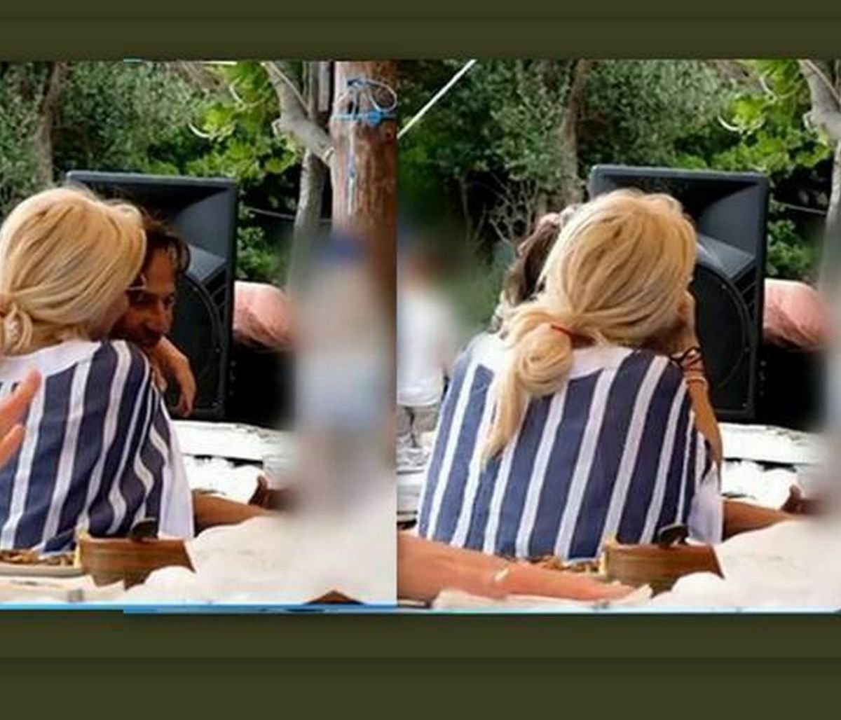 Μενεγάκη-Παντζόπουλος: Έτσι περνούν τα βράδια τους στην Άνδρο (Φώτο)