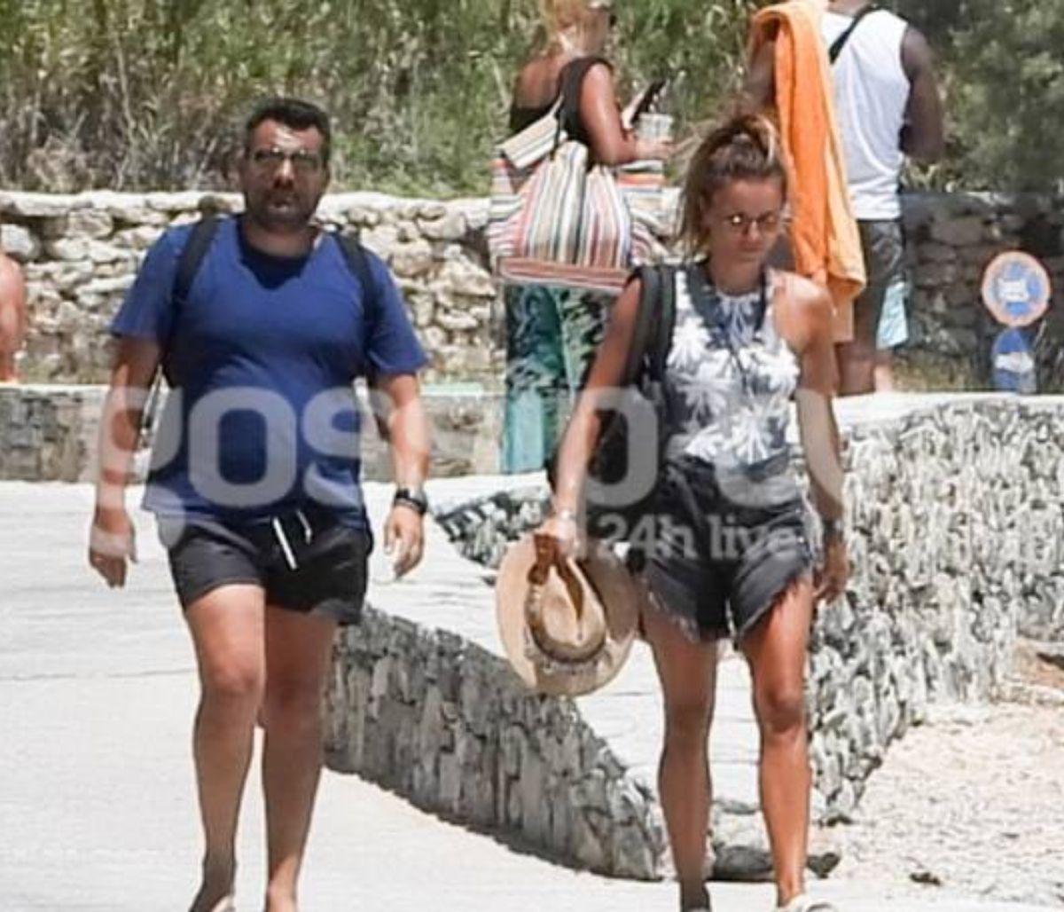 Ελένη Τσολάκη: Διακοπές στα Κουφονήσια – Σπάνιες φωτό με τον άντρα της