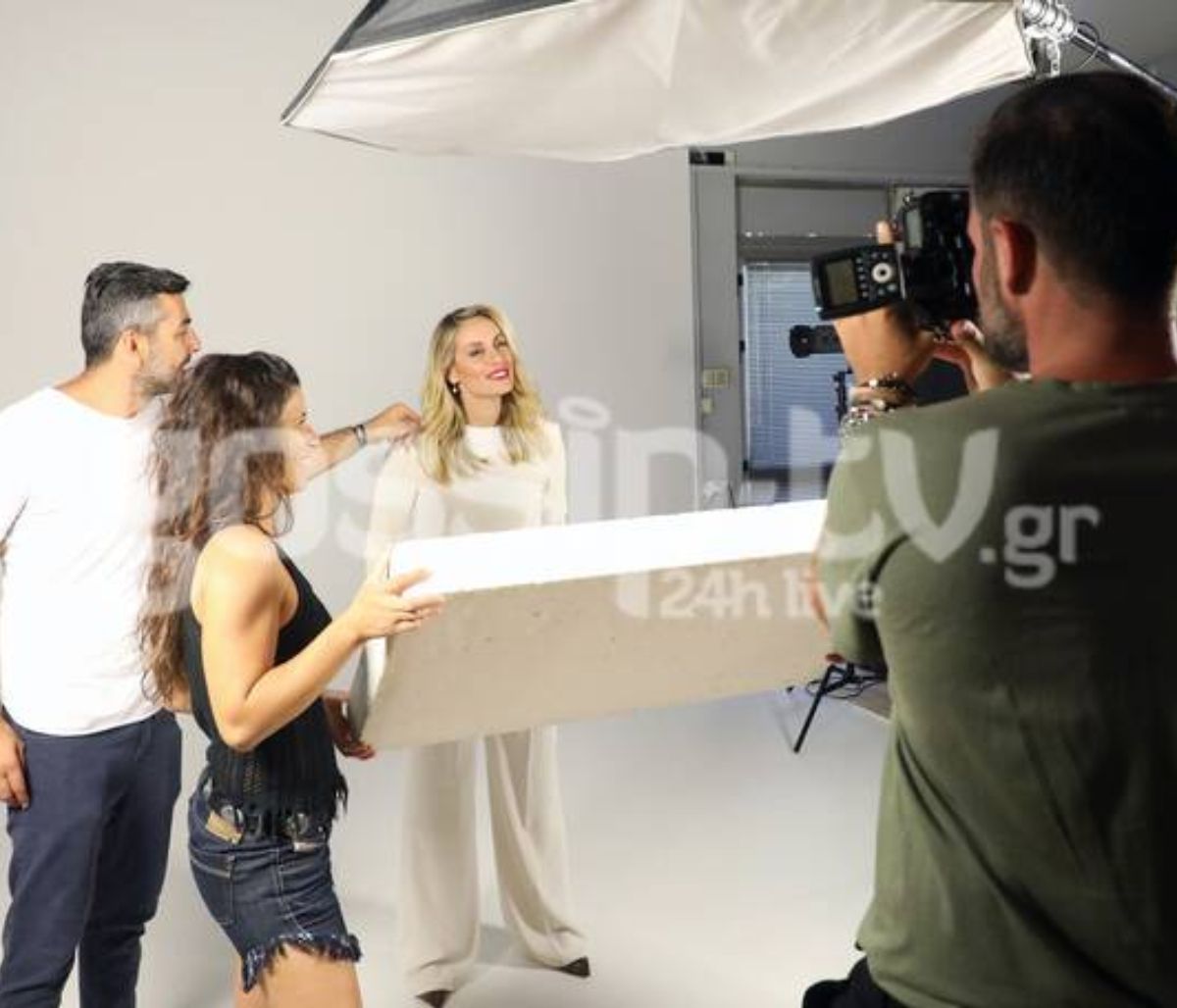 Ώρα για Μελέτη: Μπήκαμε στη φωτογράφηση της Ελεονώρας για τη νέα της εκπομπή
