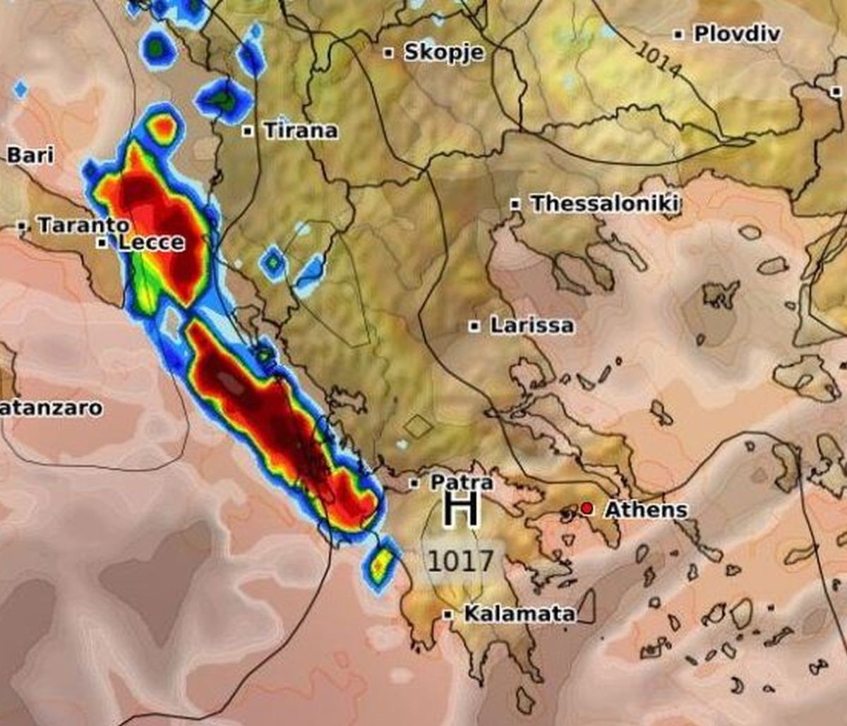 Καιρός: Νέες βροχές και καταιγίδες στο Ιόνιο! Καρέ - καρέ η εξέλιξη (video)