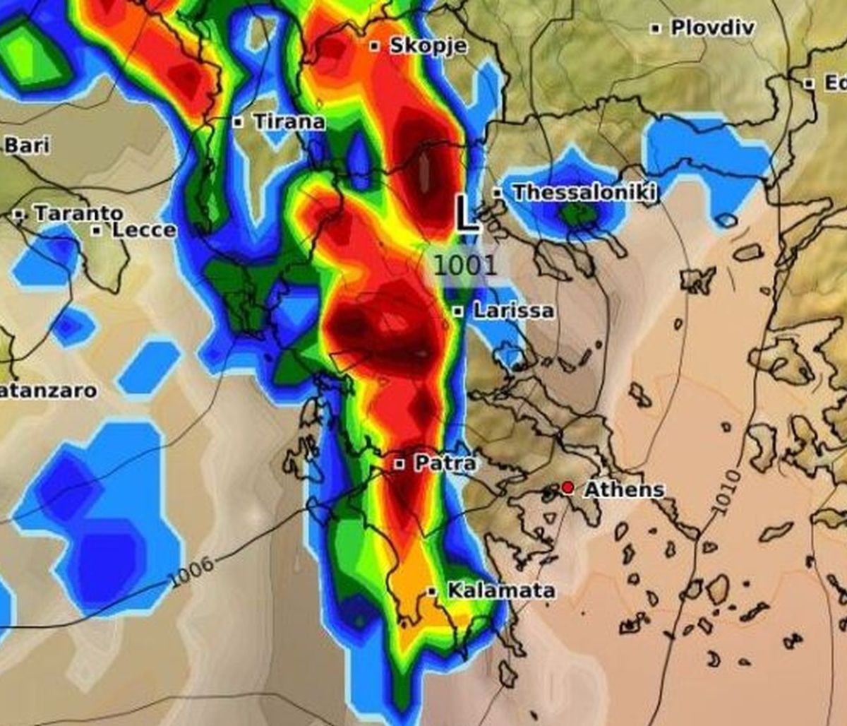 Καιρός: Κλειδώνει η ισχυρή κακοκαιρία! Καρέ - καρέ η πορεία προς την Ελλάδα...