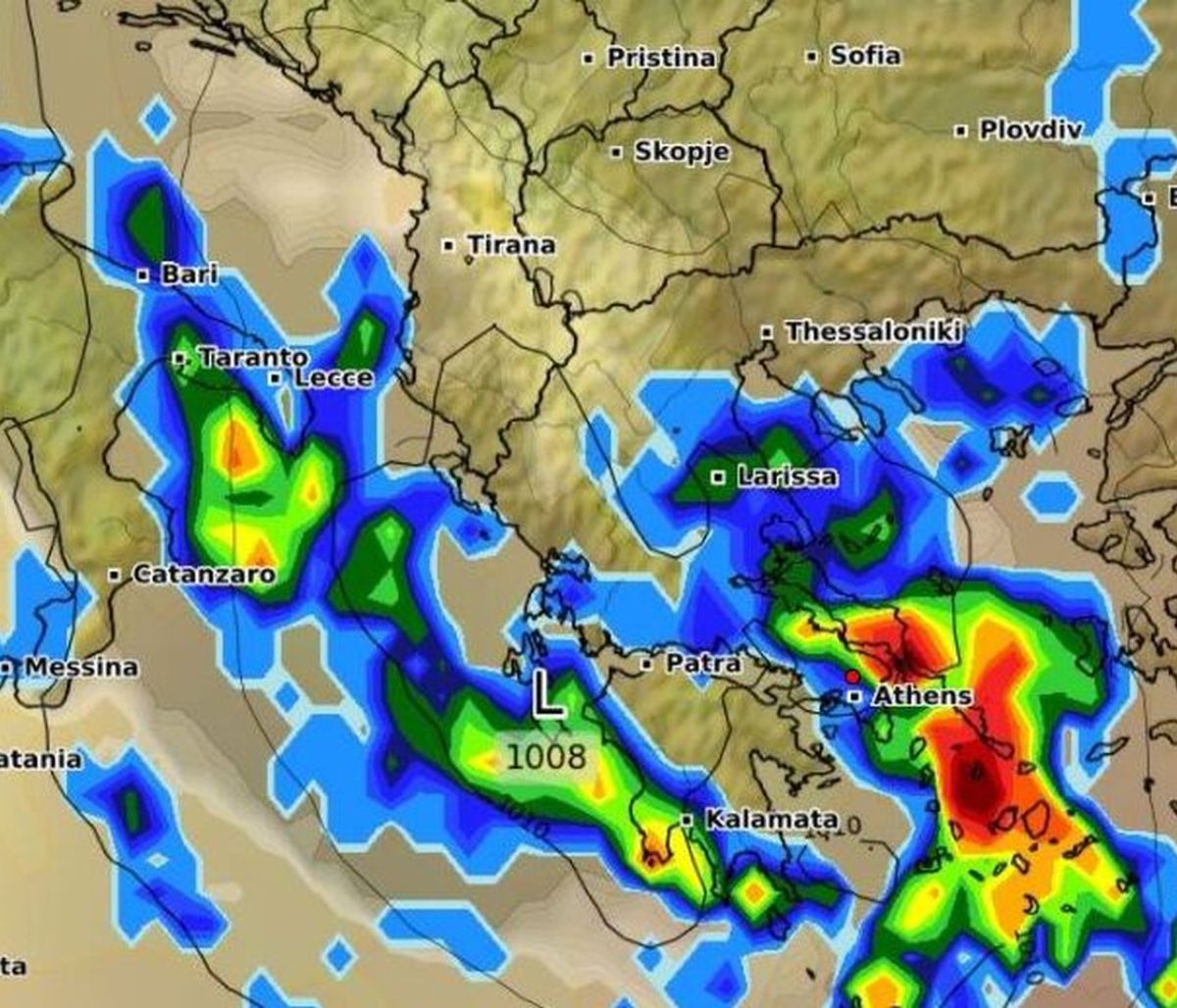 Καιρός: Ερχεται κακοκαιρία με μεγάλα ύψη βροχής! Καρέ καρέ η εξέλιξη...