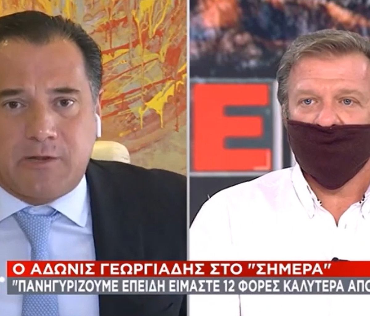 Άγριος καβγάς Άδωνι με δημοσιογράφο για τους νεκρούς: Φυσικά θα πανηγυρίζω που η Ελλάδα τα πάει καλά
