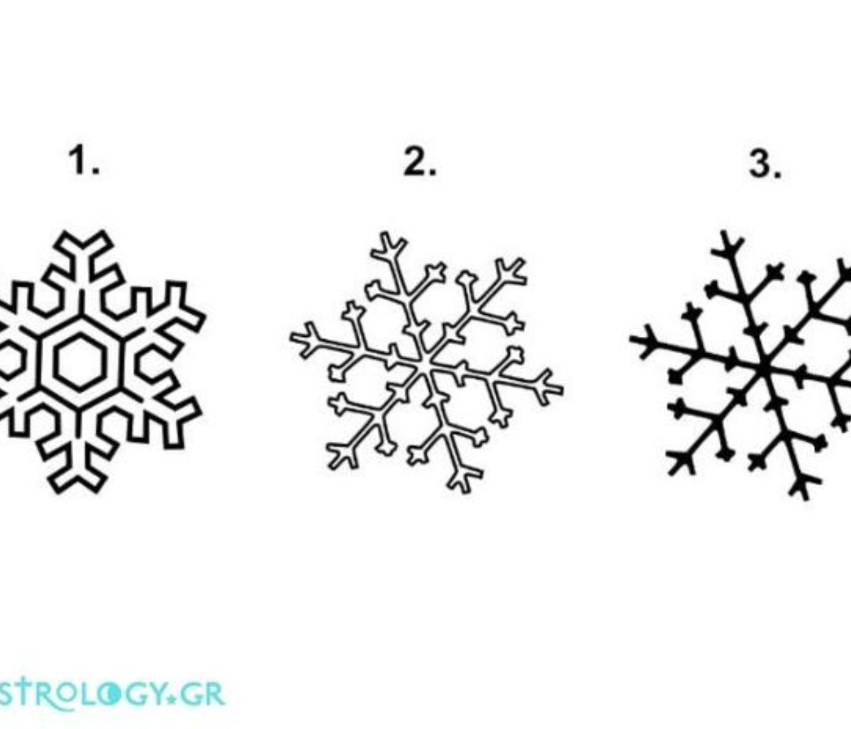 Διάλεξε 1 από τις 3 νιφάδες και δες τι αποκαλύπτει για σένα