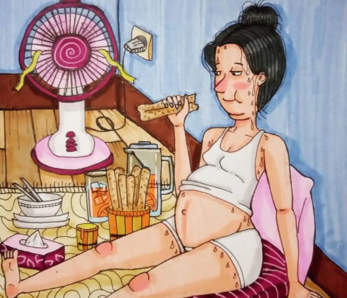 Είστε έγκυος; Τότε θα ταυτιστείτε σίγουρα με αυτά τα σκίτσα