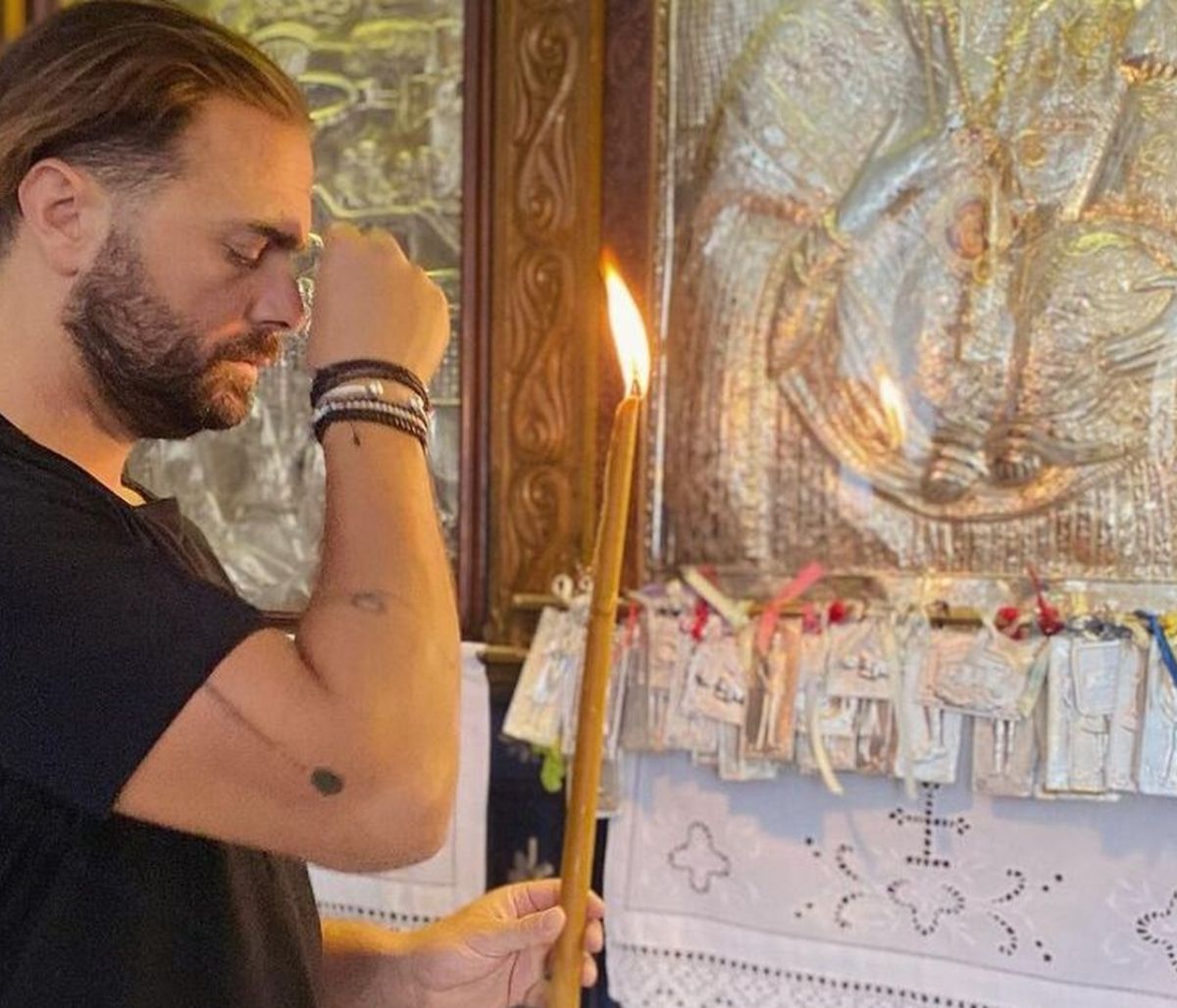 Ηλίας Βρεττός: Το τάμα του στην Παναγία την Αργοκοιλιώτισσα - Συγκλονίζει με τα λόγια του