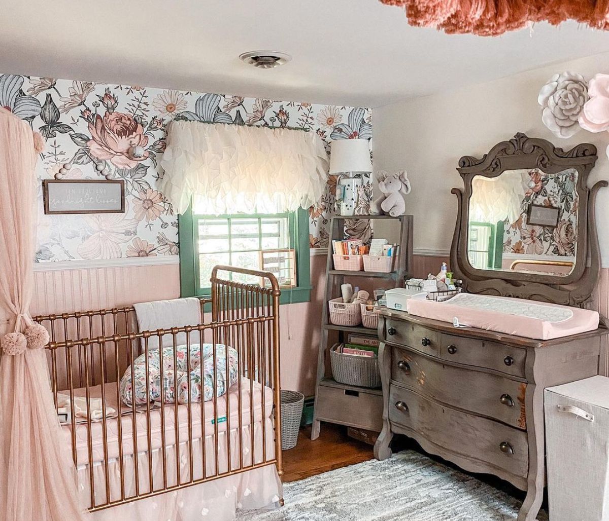 Vintage και ρετρό ιδέες για τη διακόσμηση βρεφικού δωματίου
