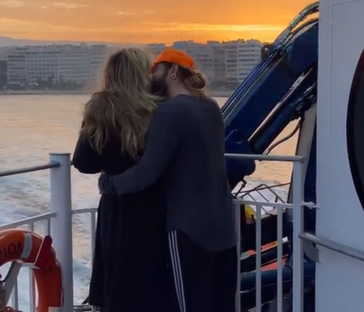 Heidi Klum: Τρυφερά φιλιά με τον σύζυγό της στο πλοίο της γραμμής για Μύκονο! (video)