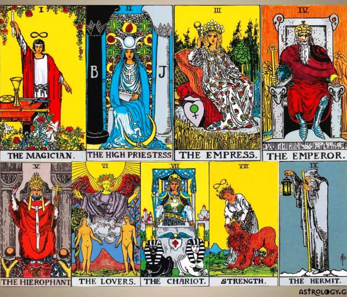 Η γενέθλια κάρτα Ταρώ που δείχνει την πορεία της ζωής σου