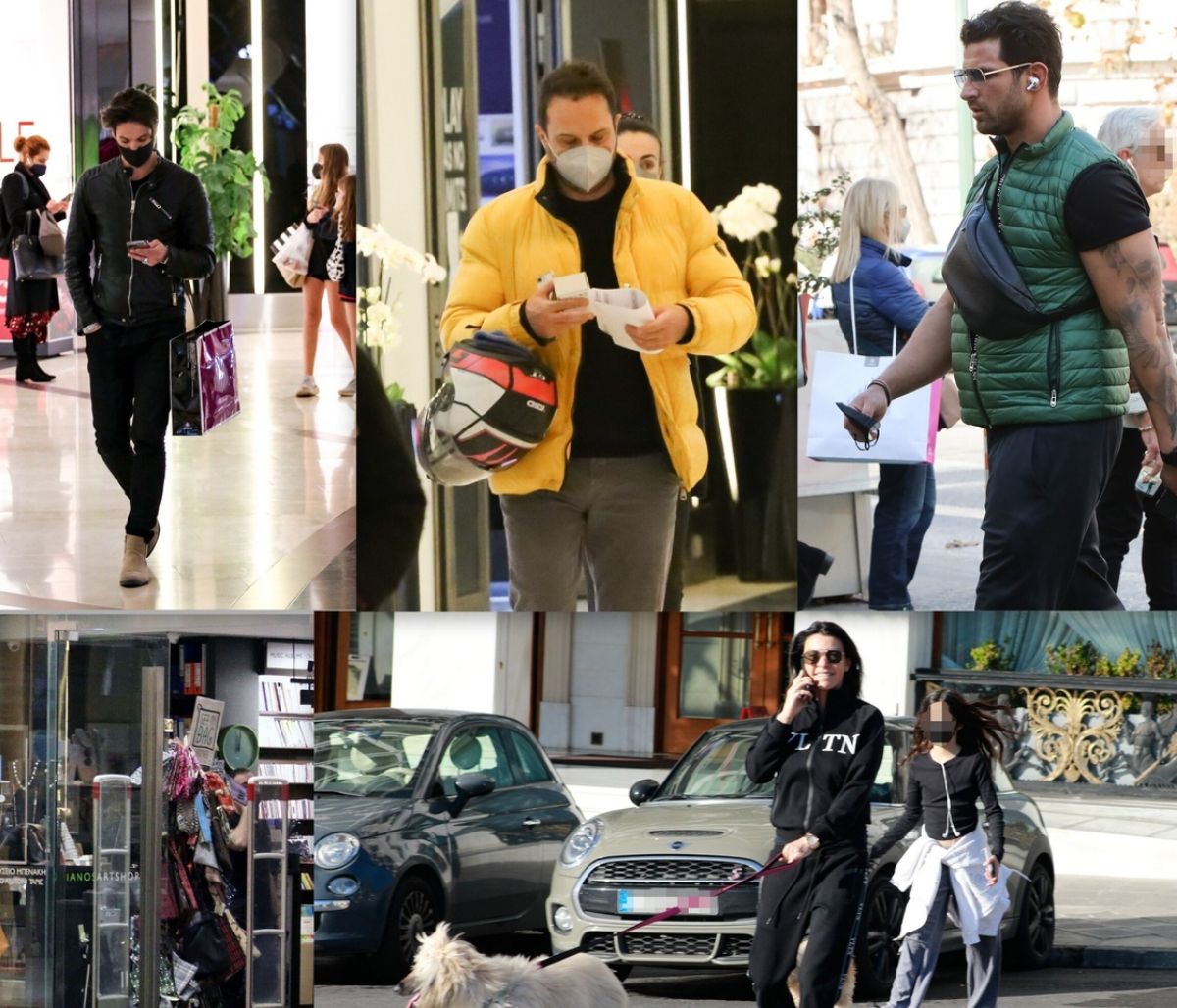 Πού είδαμε τους επώνυμους το τριήμερο; Οι βόλτες και τα ψώνια!