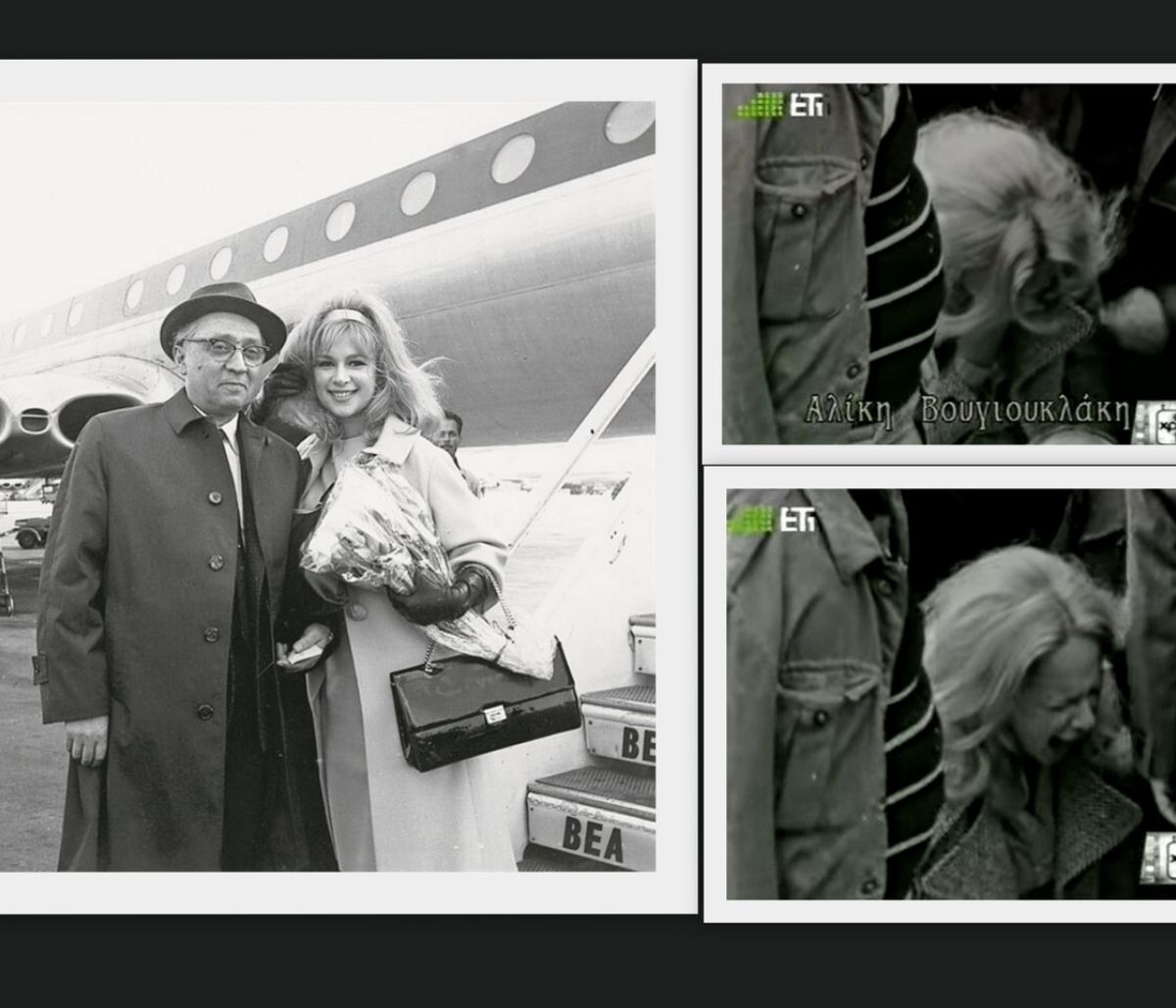 Bίντεο-ντοκουμέντο: O σπαραγμός της Αλίκης Βουγιουκλάκη στην κηδεία του Φίνου