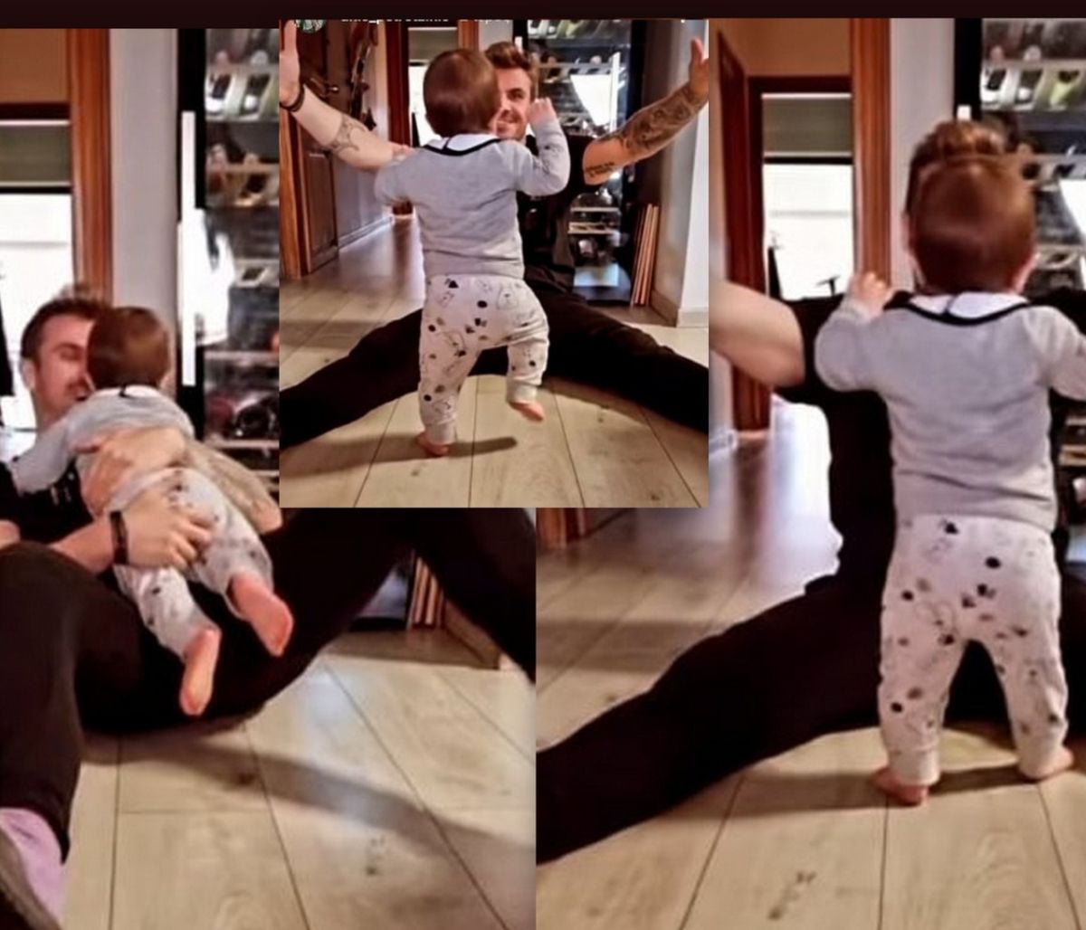 Άκης Πετρετζίκης: Ο Αχιλλέας κάνει τα πρώτα του βήματα και… τρέχει στην αγκαλιά του μπαμπά του!