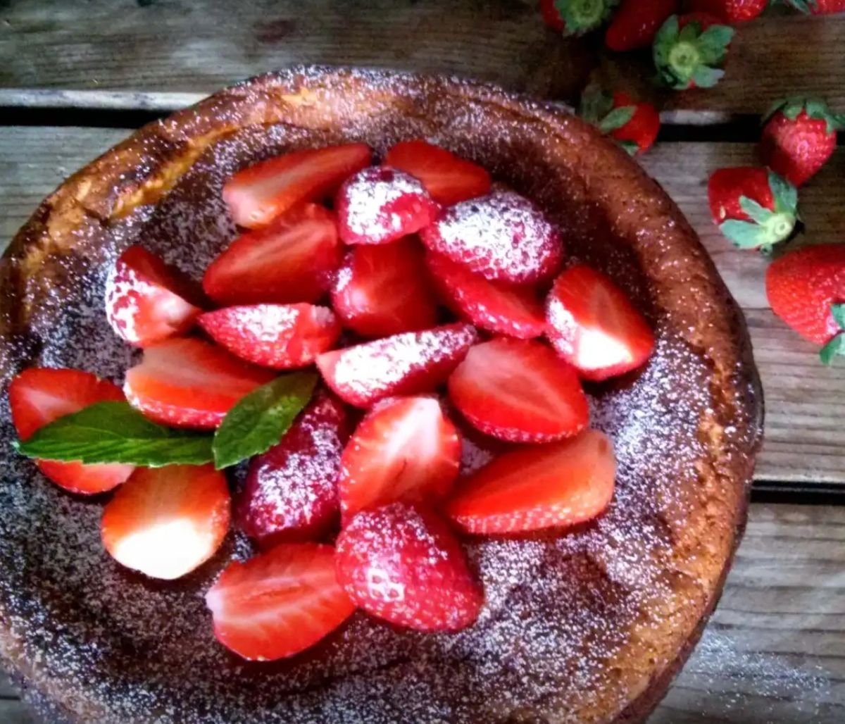 Αφράτο cheesecake φούρνου με ανθότυρο - Από τα πιο νόστιμα που έχετε δοκιμάσει