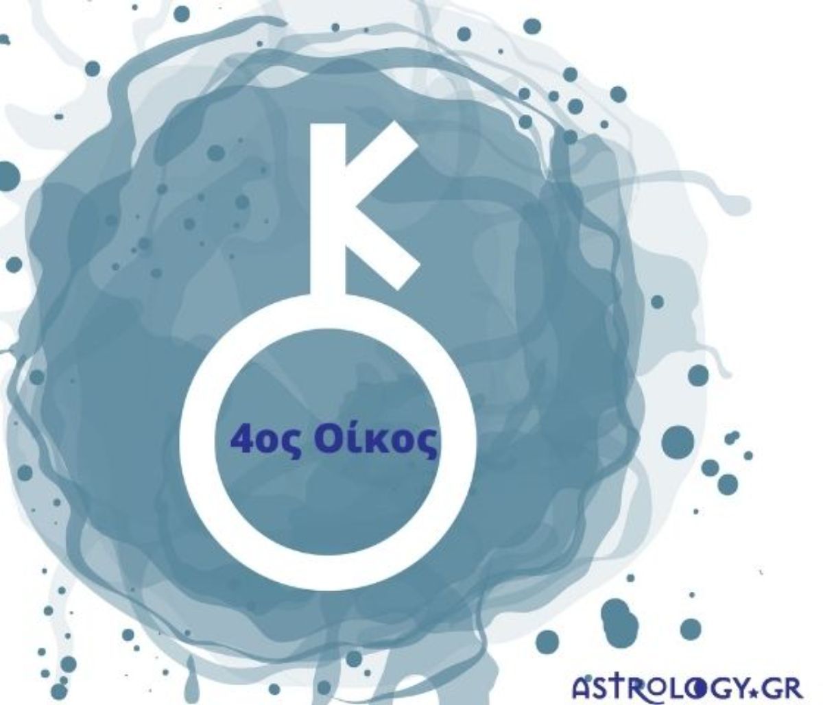 Ο Χείρωνας στον 4ο οίκο σε έναν γενέθλιο χάρτη