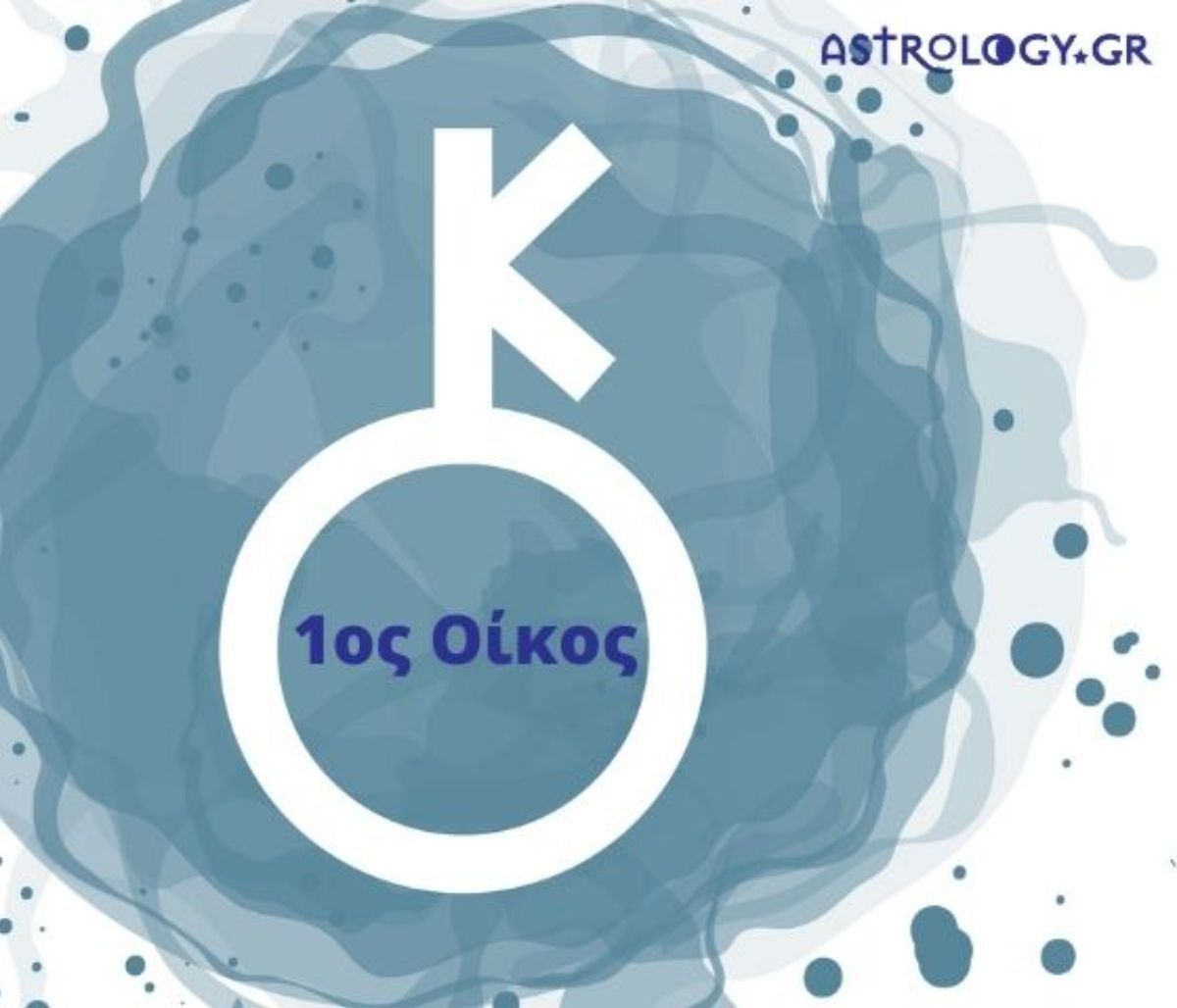 Ο Χείρωνας στον 1ο οίκο σε έναν γενέθλιο χάρτη