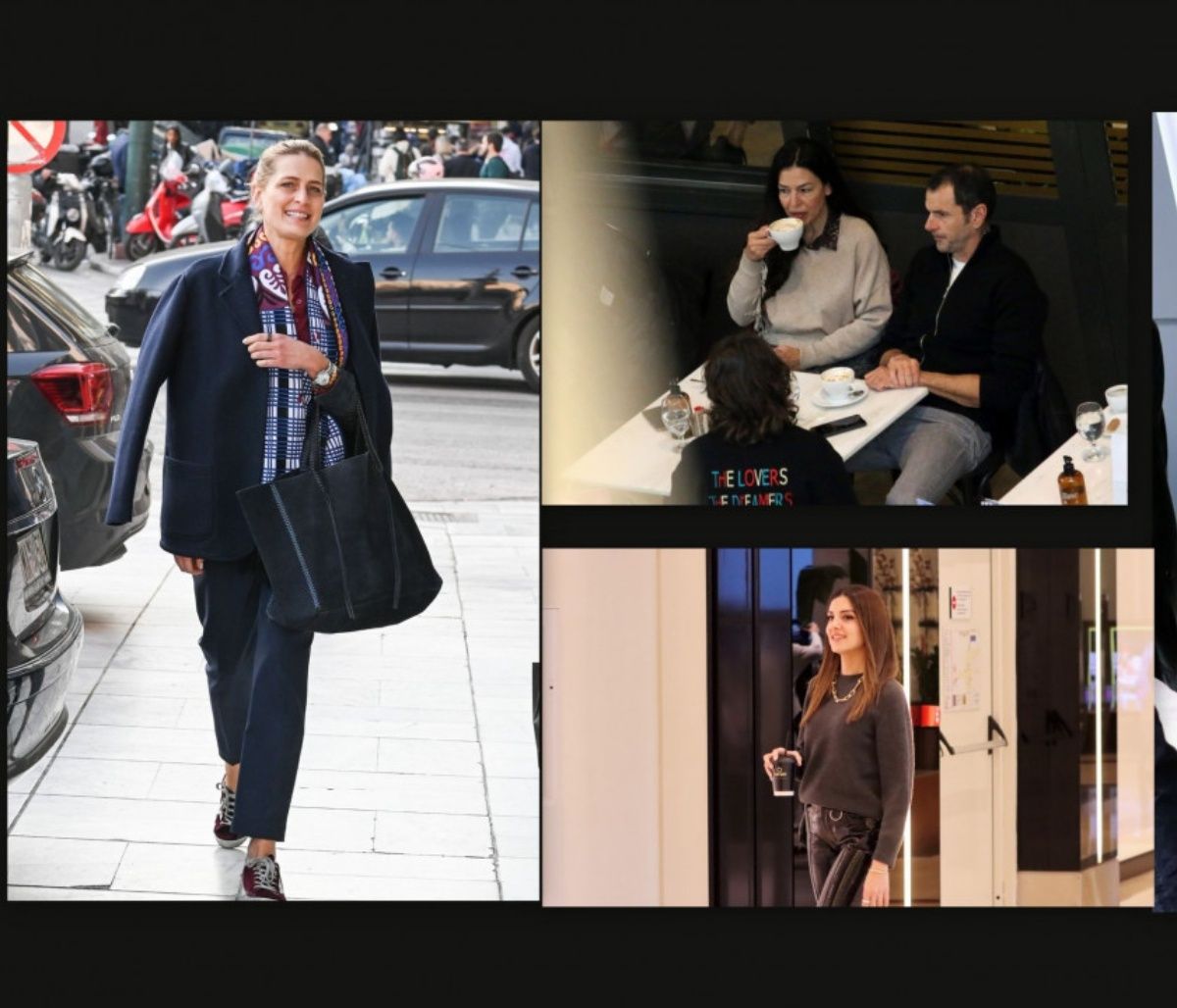 Η σπάνια εμφάνιση της Δραγούμη με τον σύζυγό της & η σικάτη Μπλάτνικ