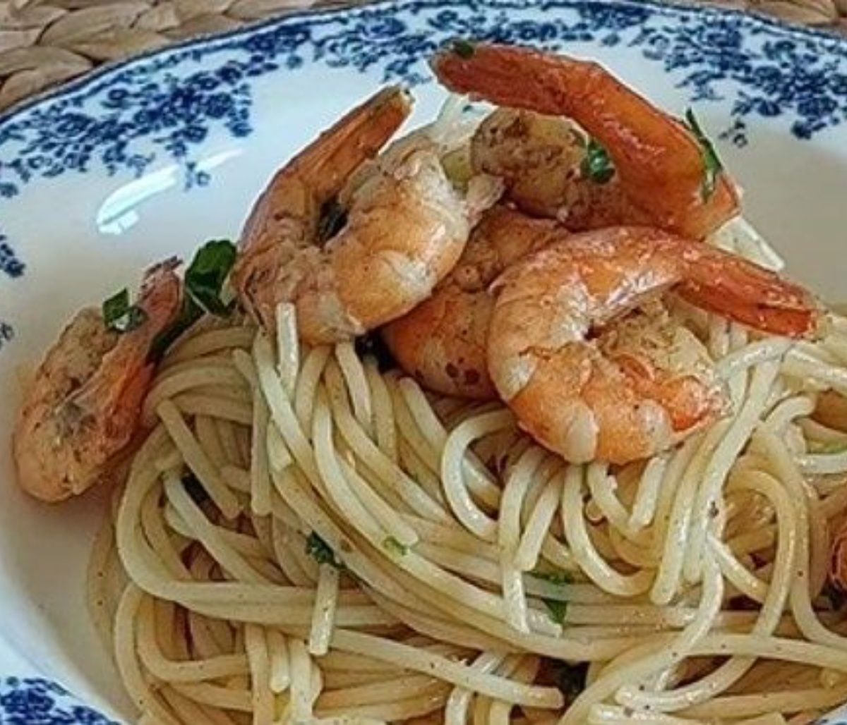 Νηστίσιμη γαριδομακαρονάδα έτοιμη σε 15 λεπτά