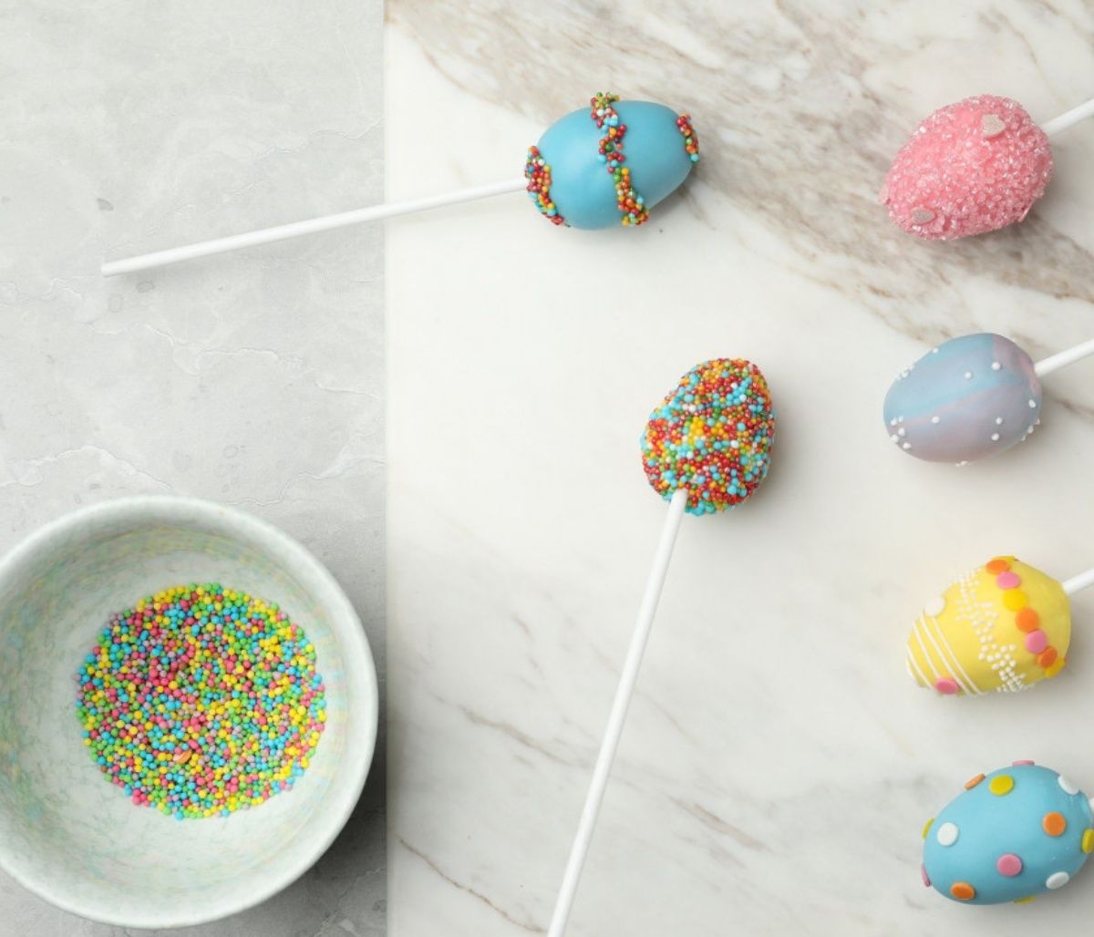 Cakepops με τα πασχαλινά κουλουράκια που περίσσεψαν