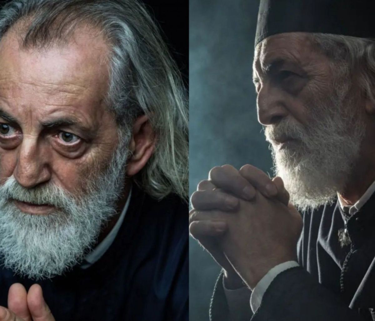 Μιχάλης Αεράκης: Σπάνιο καρέ με τον πραγματικό παπα-Μιχάλη