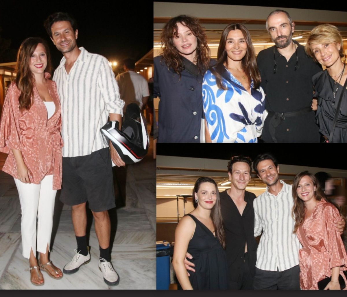 Η σπάνια εμφάνιση Μηνά-Σαράντη & η λαμπερή σύζυγος του Αυγουστίδη