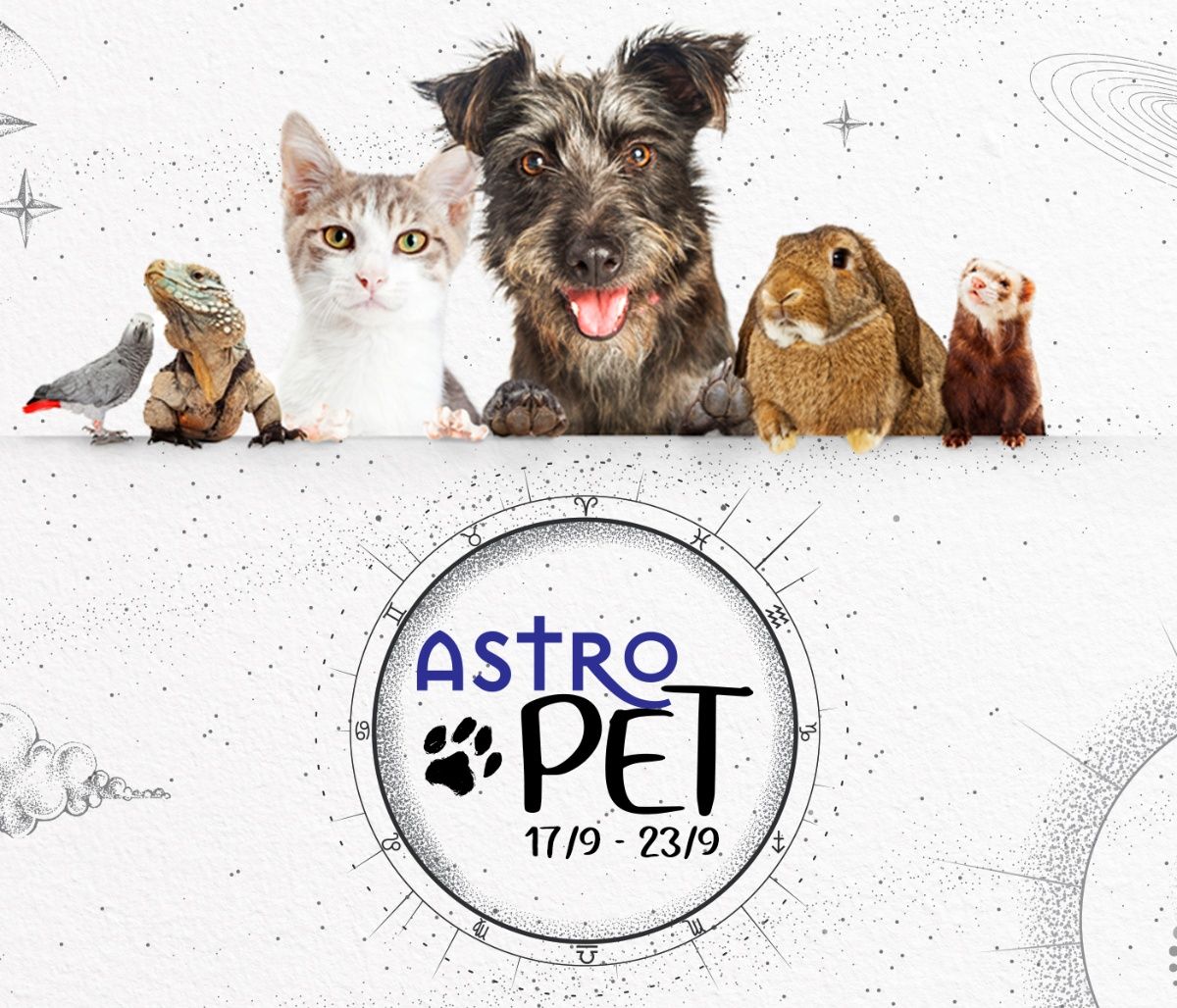 AstroPet 17/09-23/09: Εβδομαδιαίες προβλέψεις για το κατοικίδιό σου