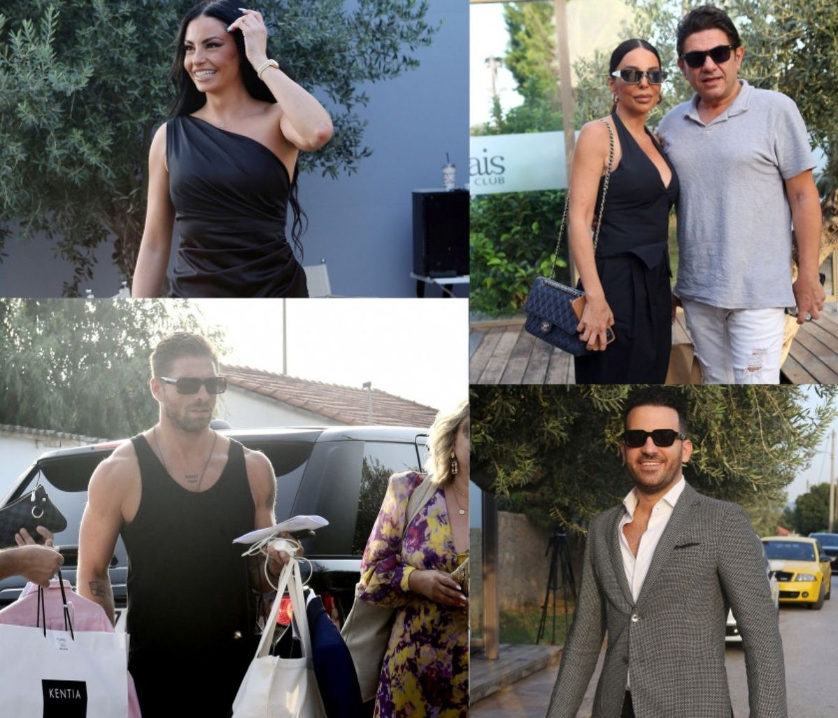 Τούνη-Αλεξάνδρου: Οι πρώτες φωτό των καλεσμένων της βάφτισης