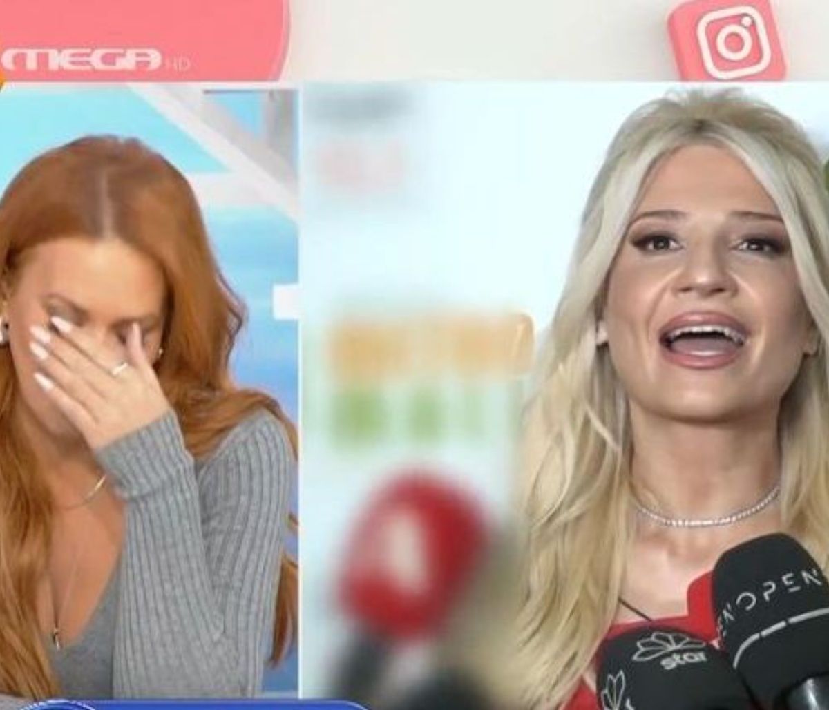Η Χρηστίδου ήθελε να κρυφτεί όταν βγήκε on air η Σκορδά!