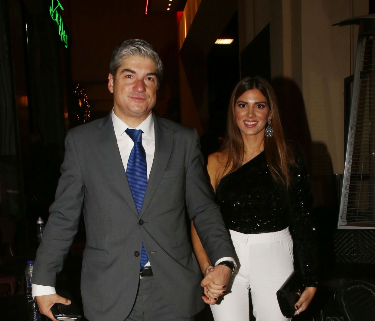 Η Σταματίνα Τσιμτσιλή σε βραδινή έξοδο με τον σύζυγό της