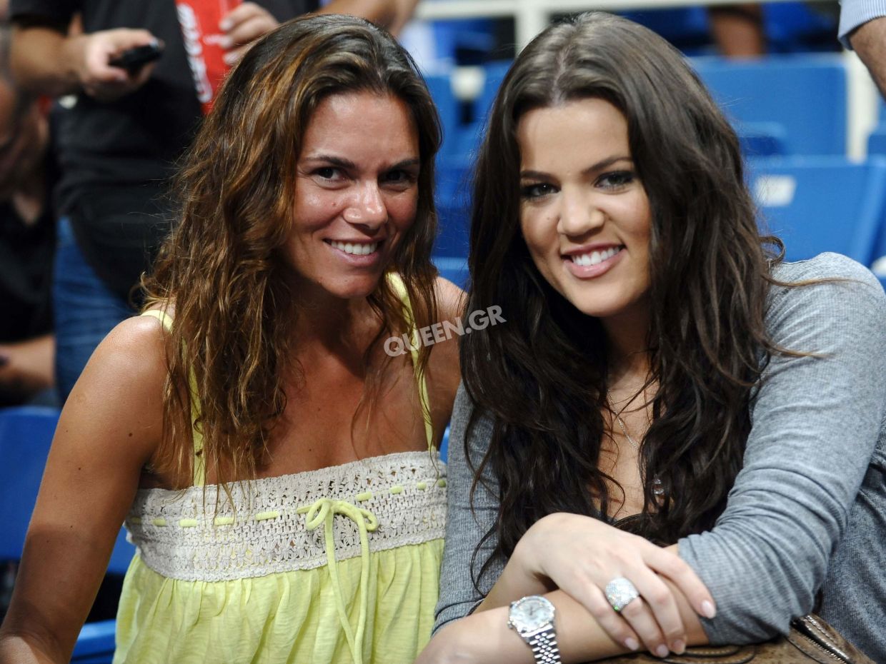 when GREECE vs USA played in O.A.K.A & KHLOE KARDASHIAN came to see LAMAR ODOM with MIRANDA PATERA