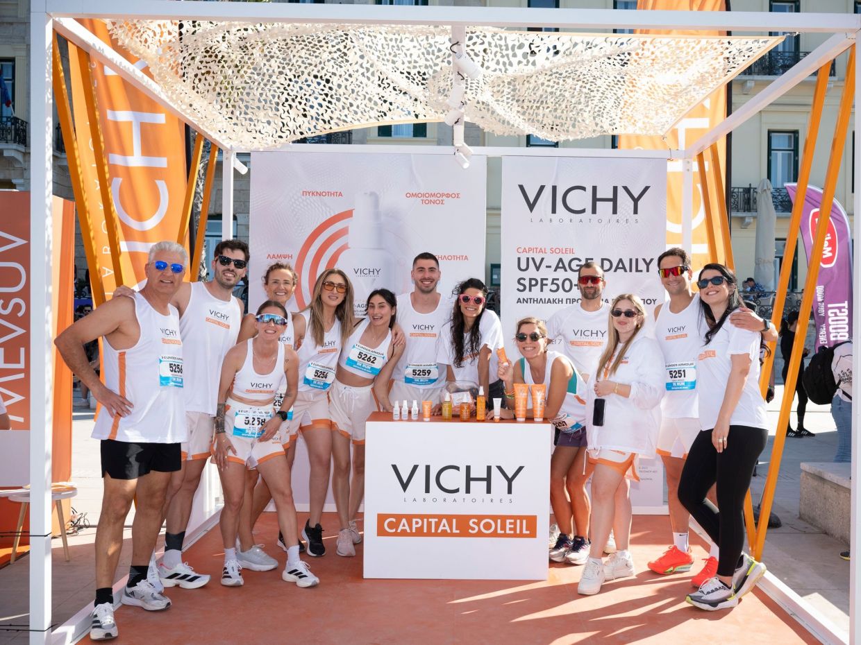 Vichy Capital Soleil: Πρωτιά στην αντηλιακή προστασία - πρωτιά στις επιδόσεις στο φετινό Spetsathlon