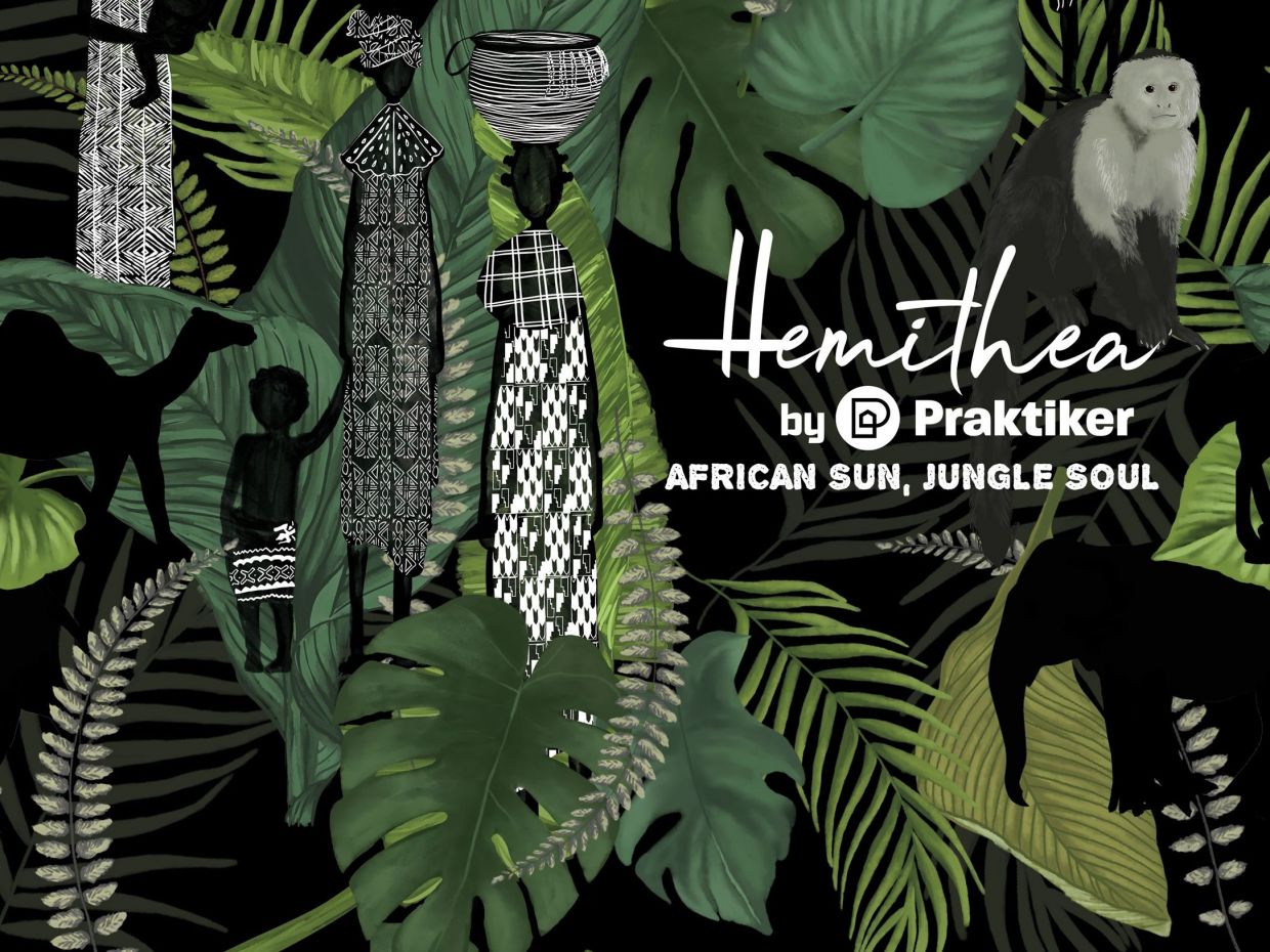 African Sun, Jungle Soul: Η Hemithea υπογράφει μια μοναδική συλλογή deco για την Praktiker Hellas
