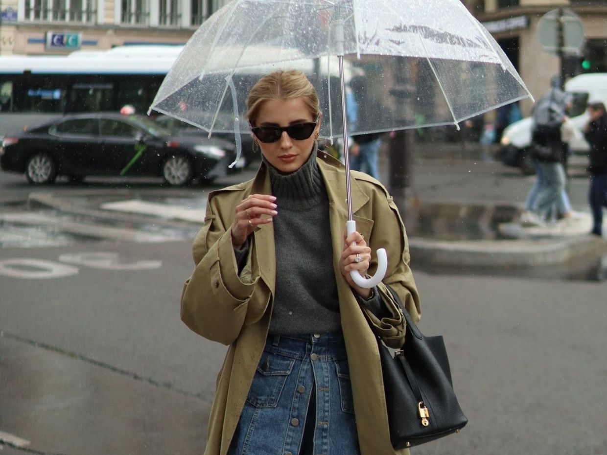 Grey skies, chic vibes: Πώς να ντυθείς με στυλ ακόμα και τις βροχερές μέρες