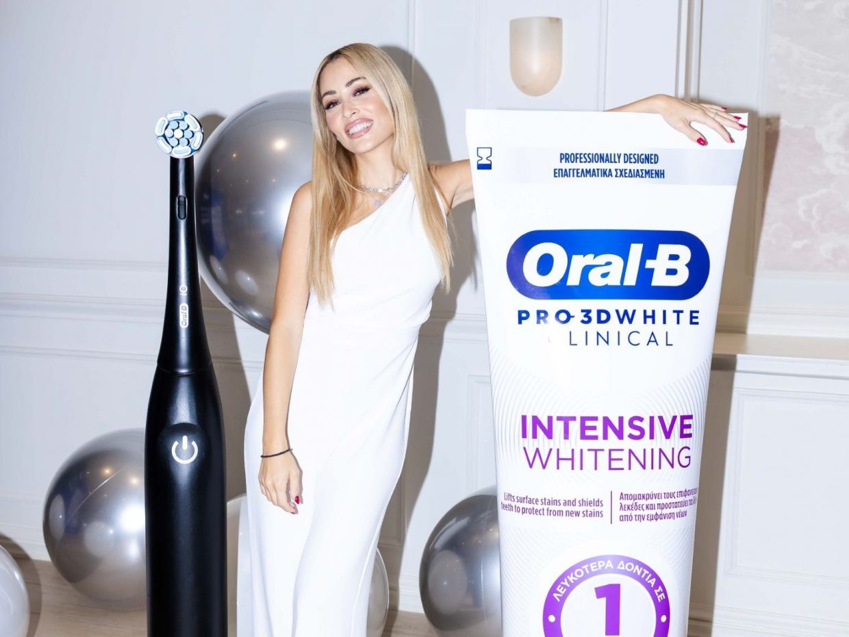 Oral-B: Λευκότερο χαμόγελο σε μόλις 1 ημέρα* με τη νέα Oral-B Pro-3D White Clinical Intensive Whiten