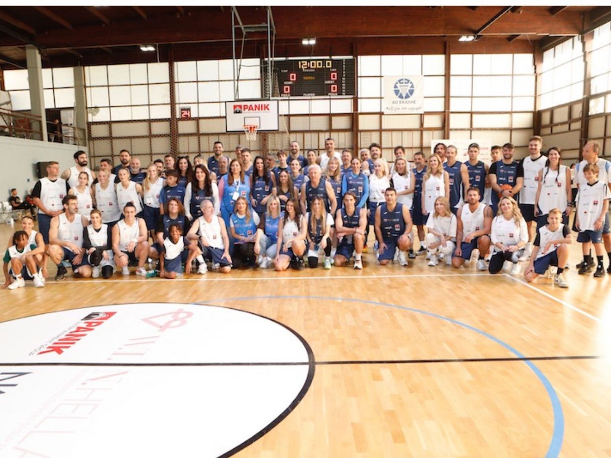 'Ένας για όλους και όλοι για την W.I.N. Hellas , δείτε εδώ τον celebrity αγώνα μπάσκετ