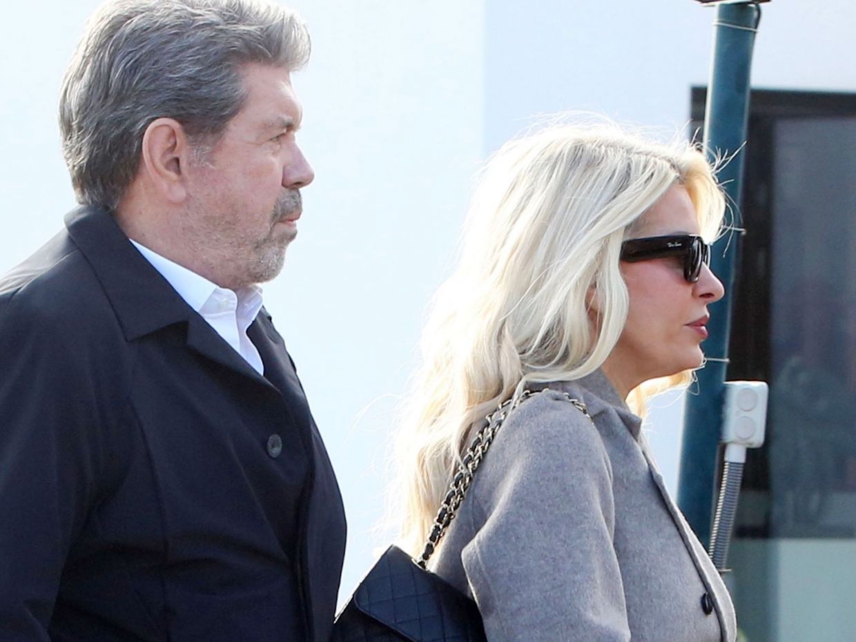 Μενεγάκη - Λάτσιος στην κηδεία του Γιώργου Παπαδάκη: Όσα έλεγε ο παρουσιαστής για την Ελένη