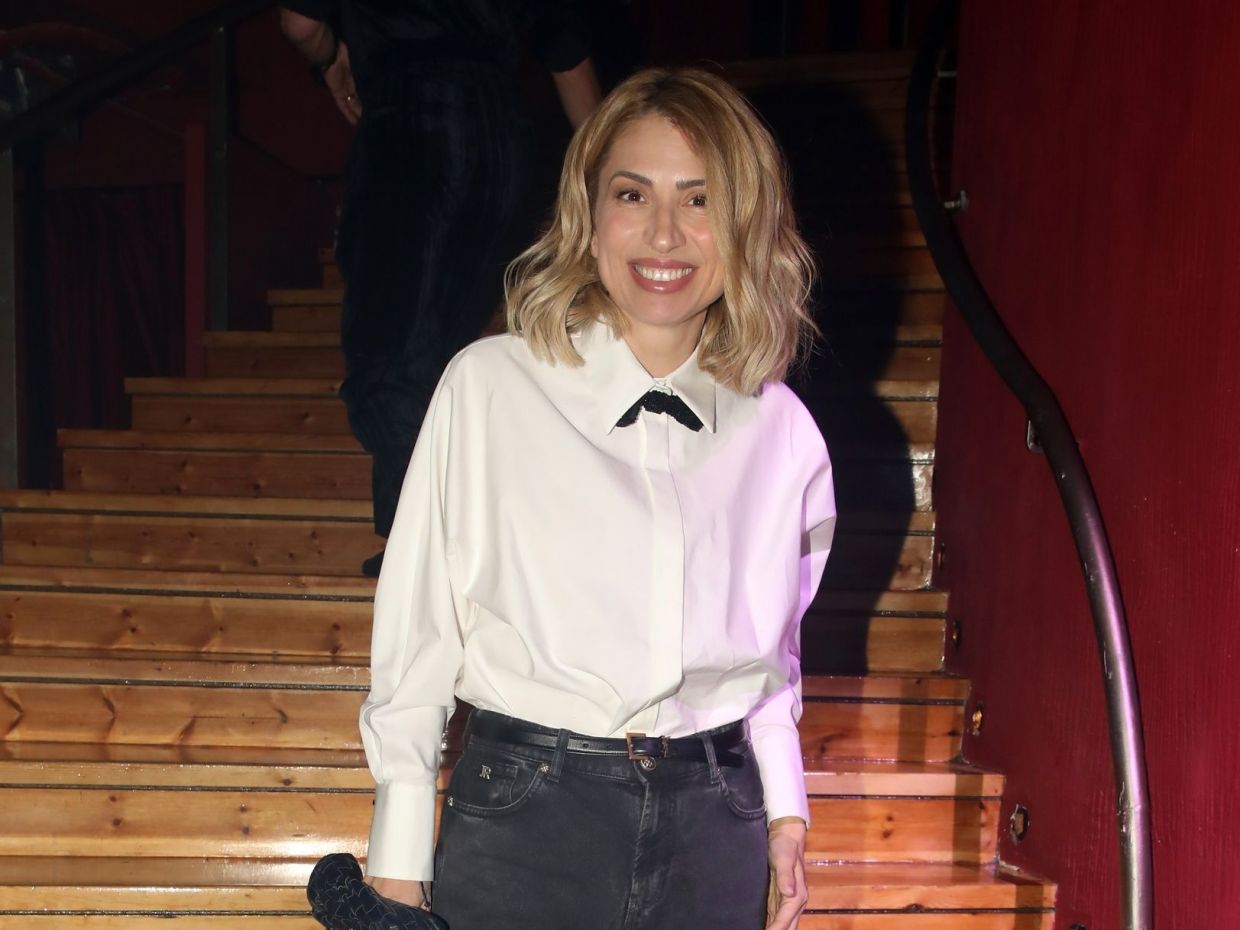 Get the look: Το ανδρόγυνο σύνολο της Μαρίας Ηλιάκη που είναι η βάση για κάθε περίσταση