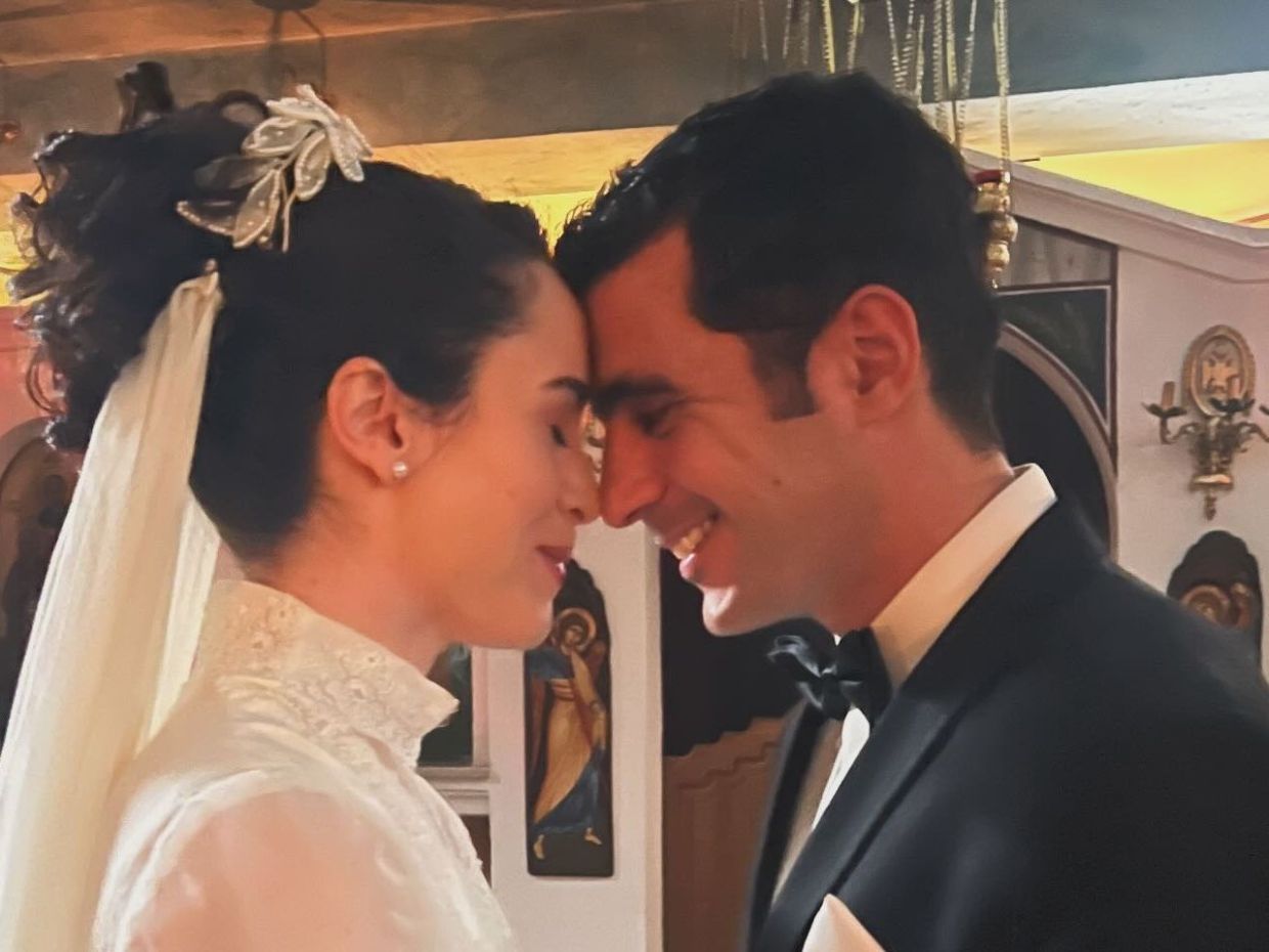 Ο γάμος της χρονιάς στον Άγιο Έρωτα μέσα από 3 φωτογραφίες: Χάρης - Αναστασία οι 2 νεόνυμφοι