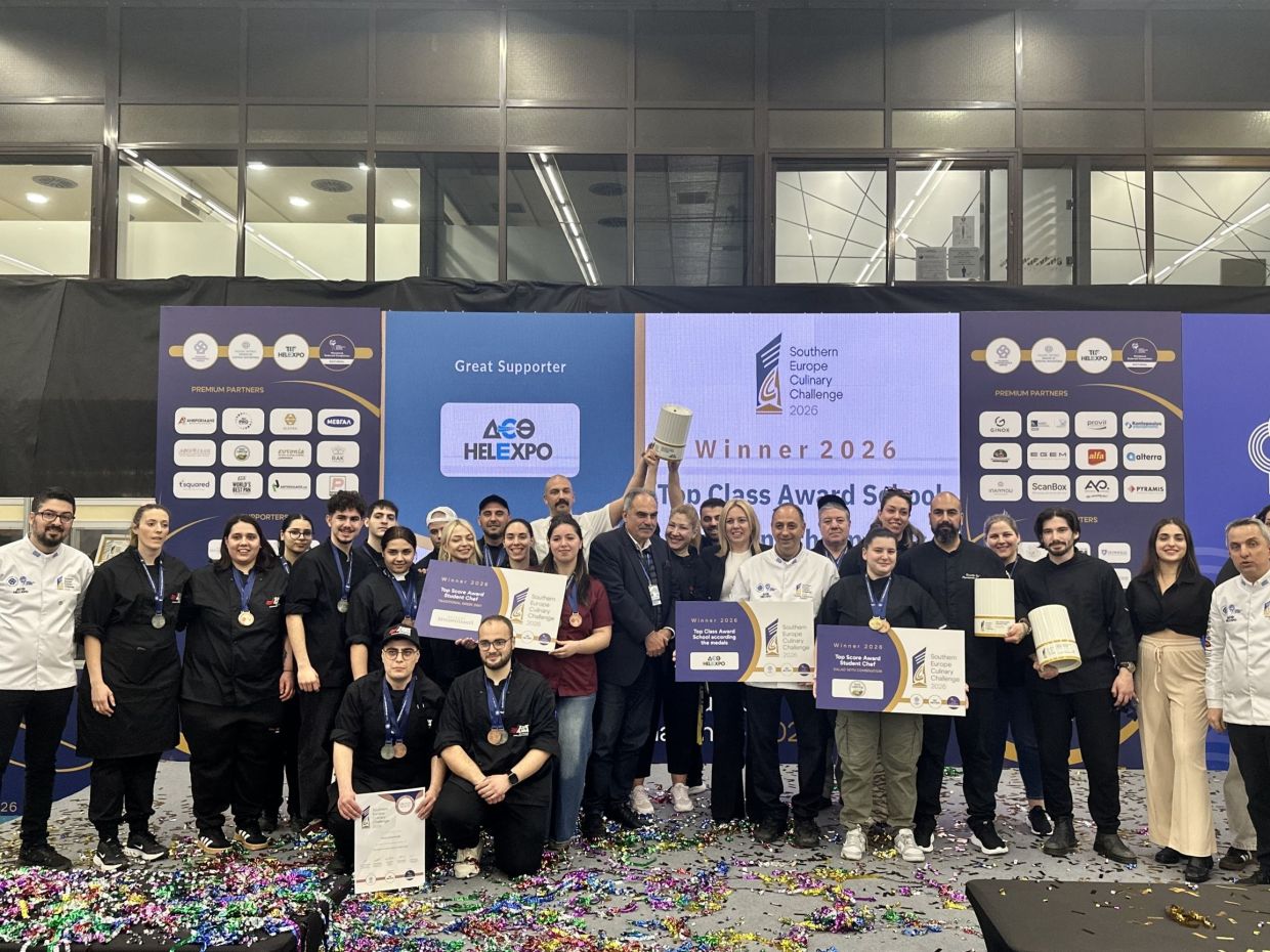 Ανώτερες Σχολές ΑΛΦΑ: «Top Class Award School» στον Διεθνή Διαγωνισμό Μαγειρικής με 49 μετάλλια