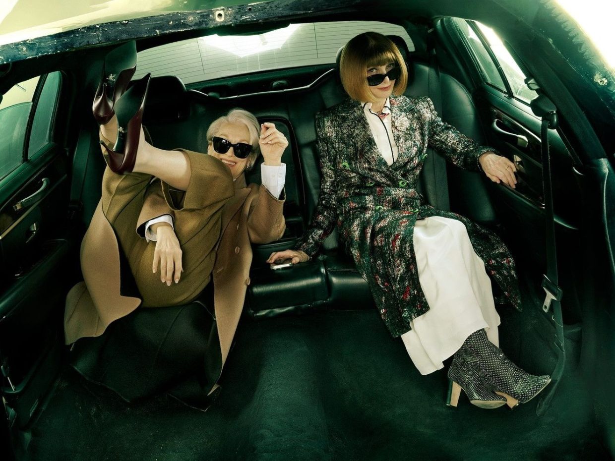 Α crossover episode: H συνάντηση της Meryl Streep με την Anna Wintour για μια iconic φωτογράφιση