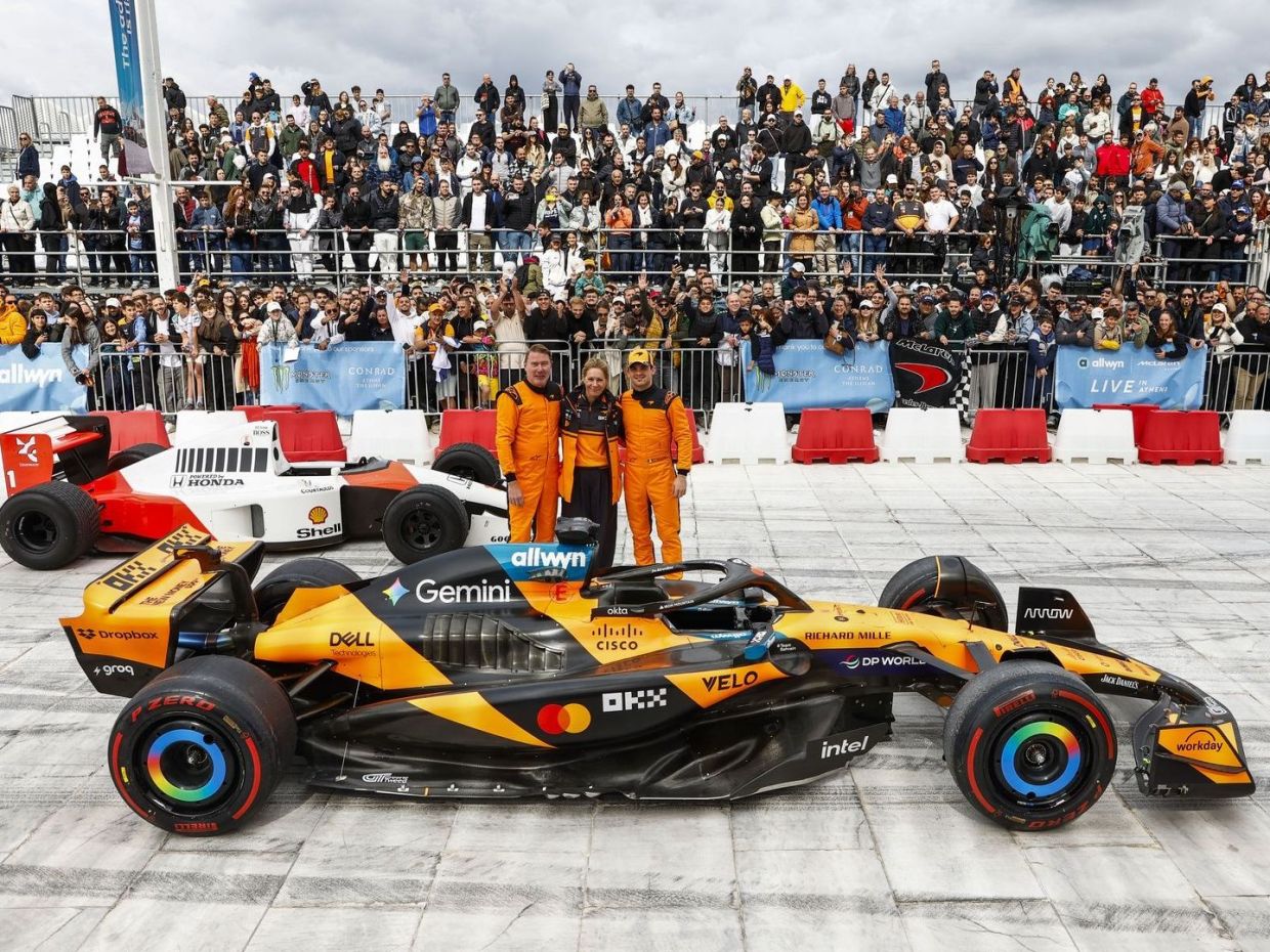 To «Allwyn x McLaren Racing: Live in Athens» έφερε τη Formula 1 στην Ελλάδα