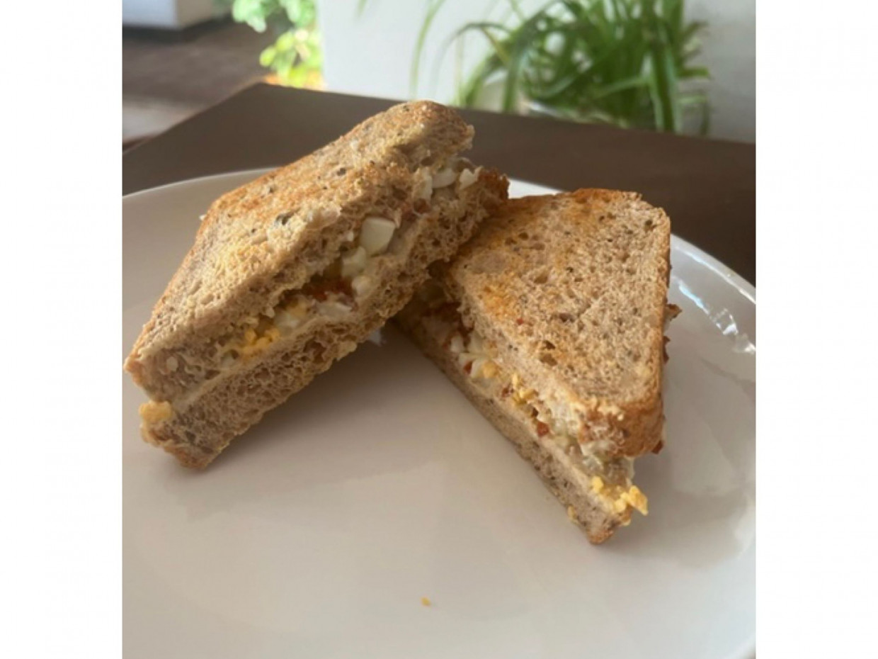 Συνταγή για λαχταριστό sandwich με αυγά