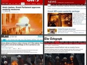 Οι εικόνες καταστροφής της Αθήνας κάνουν το γύρο του κόσμου (pics)